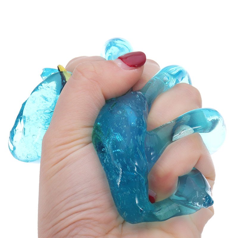 Sea Creatures Crystal Slime Diy Transparentný Slizový Tmel Antistresový