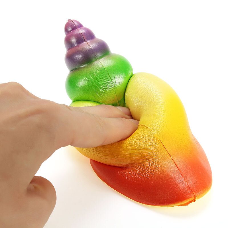 Squishy Rainbow Ulita 14 cm Pomalé Stúpanie S Obalom Kolekcia Darčeková Dekorácia Mäkká Stláčacia Hračka