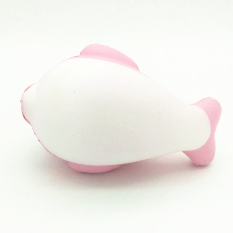 Squishy Slow Rising Kawaii Whale Soft Squeeze Roztomilý Delfín Remienok Na Mobil Chlebový Koláč Naťahovacia Hračka