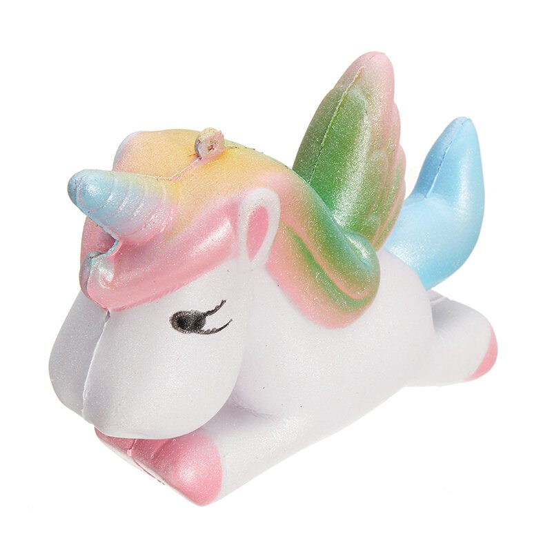 Squishy Unicorn Horse 13 cm Viacfarebná Mäkká Pomaly Rastúca Roztomilá Darčeková Dekoračná Hračka Z Kolekcie Kawaii