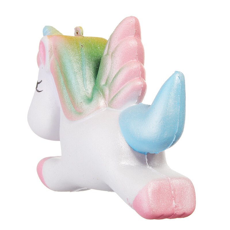 Squishy Unicorn Horse 13 cm Viacfarebná Mäkká Pomaly Rastúca Roztomilá Darčeková Dekoračná Hračka Z Kolekcie Kawaii