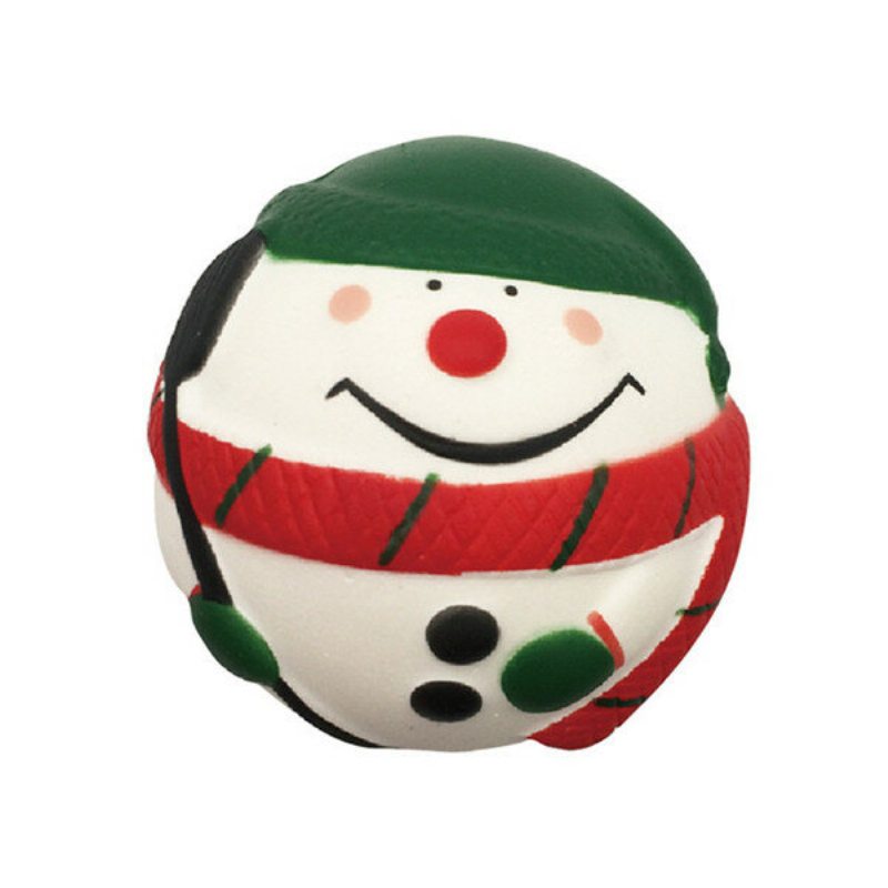 Squishyfun Squishy Snehuliak Vianoce Santa Claus 7 cm Pomalé Stúpanie S Balením Kolekcia Darček