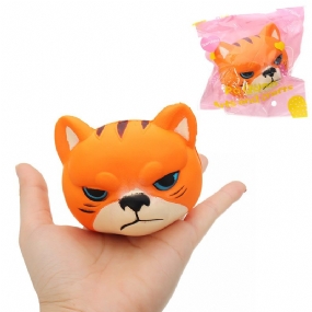 Tiger Squishy Slow Rising With Packaging Collection Darčeková Plyšová Hračka