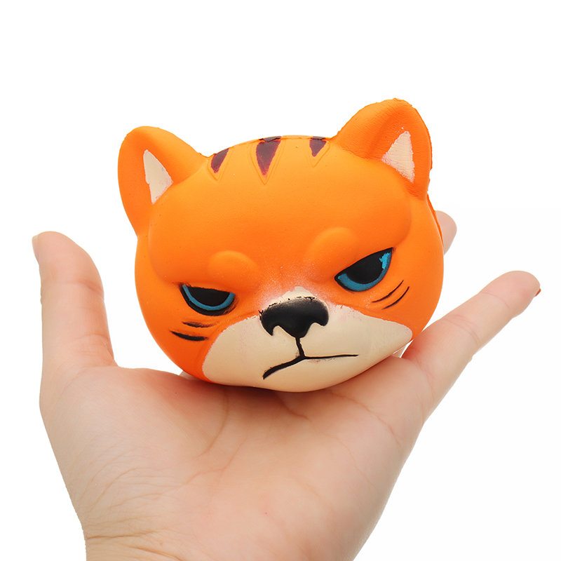 Tiger Squishy Slow Rising With Packaging Collection Darčeková Plyšová Hračka