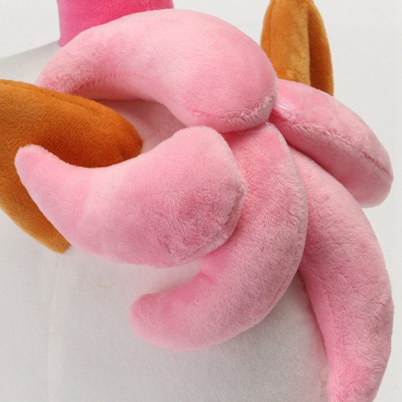 Vankúš Unicorn Emoji Throw Rainbow Pink Poop Emoticon 32 cm