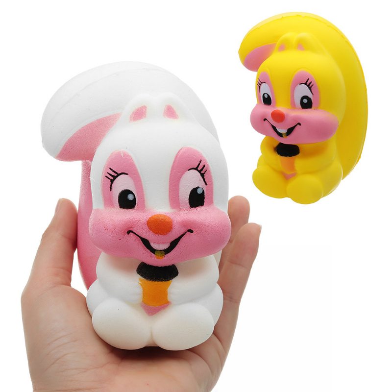 Veverička Squishy Kawaii Animal Slow Rising Toy Cartoon Doll Darčeková Kolekcia