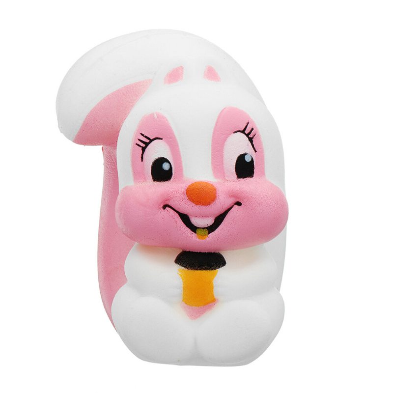 Veverička Squishy Kawaii Animal Slow Rising Toy Cartoon Doll Darčeková Kolekcia