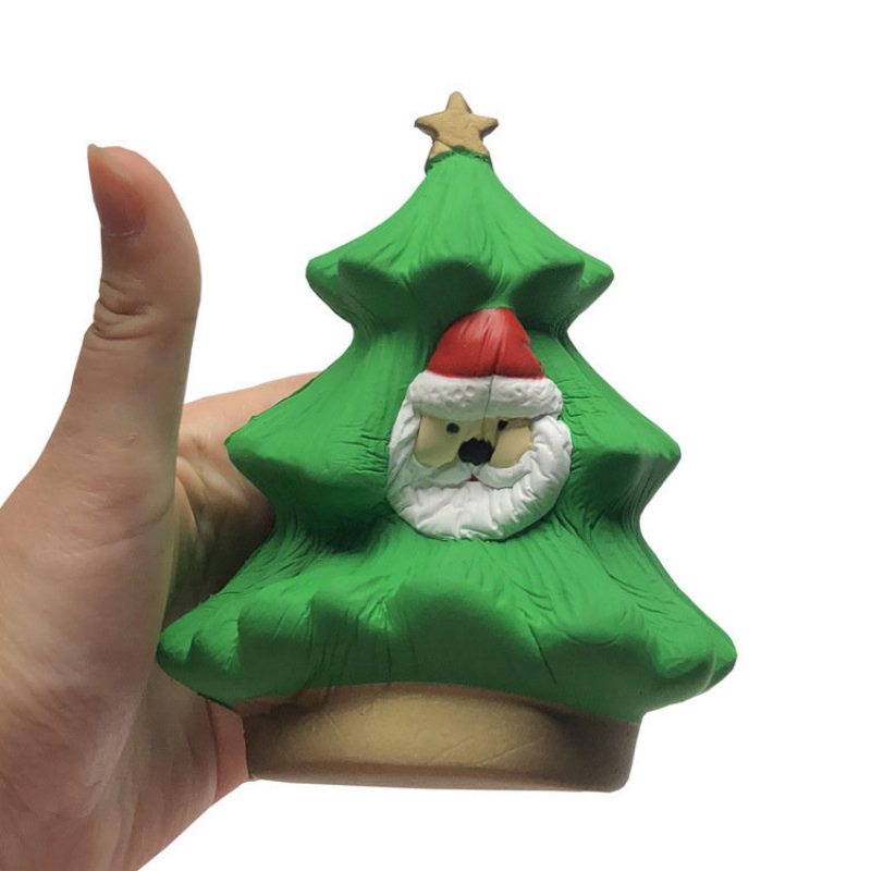 Vianočný Stromček Santa Claus Squishy Christmas Gift Decoration Collection With Packaging