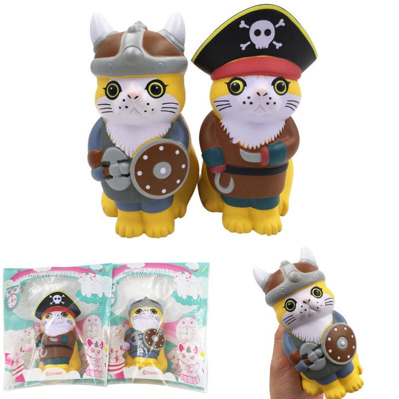 Viking Pirate Cat Squishy S Obalom