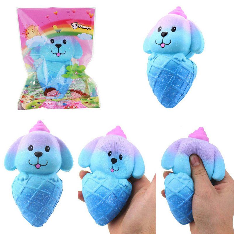 Vlampo Squishy 16 * 10 cm Zmrzlina Pre Psov Pomalé Stúpanie S Obalom Kolekcia Darčeková Plyšová Hračka