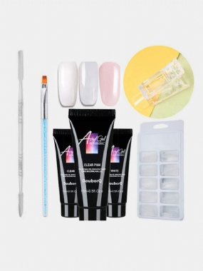 4 Ks Jelly Gel Set Na Predlžovanie Nechtov Soak Off Quick Builder Crystal Gel Nail Art Gel Kit