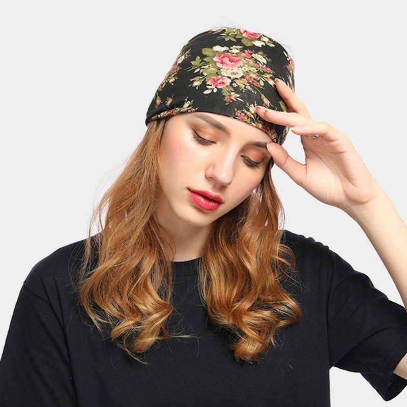 Dámska Čiapka Floral Cancer Chemo Šál Turban Head Wrap Cap