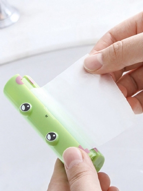 Mini Jednorazové Mydlo Na Umývanie Rúk Roztomilá Žabka Na Dezinfekciu Mydlového Papiera Na Ruky