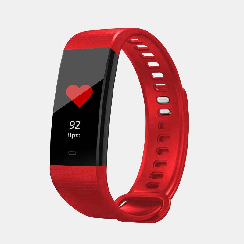 Monitor Srdcového Tepu A Krvného Tlaku Smart Band Farebná Obrazovka Bluetooth Smartband Aktivity Fitness Tracker