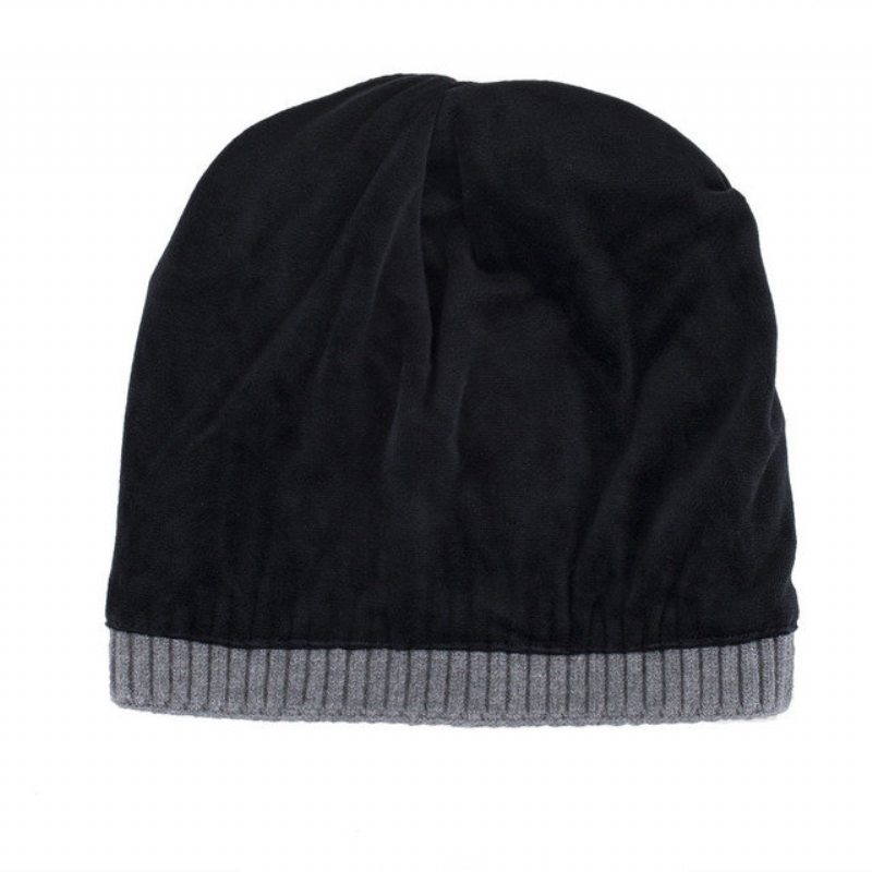 Pánska Dámska Šiltovka Plus Plain Head Knitted Sweater Cap Čiapky S Čiapkou