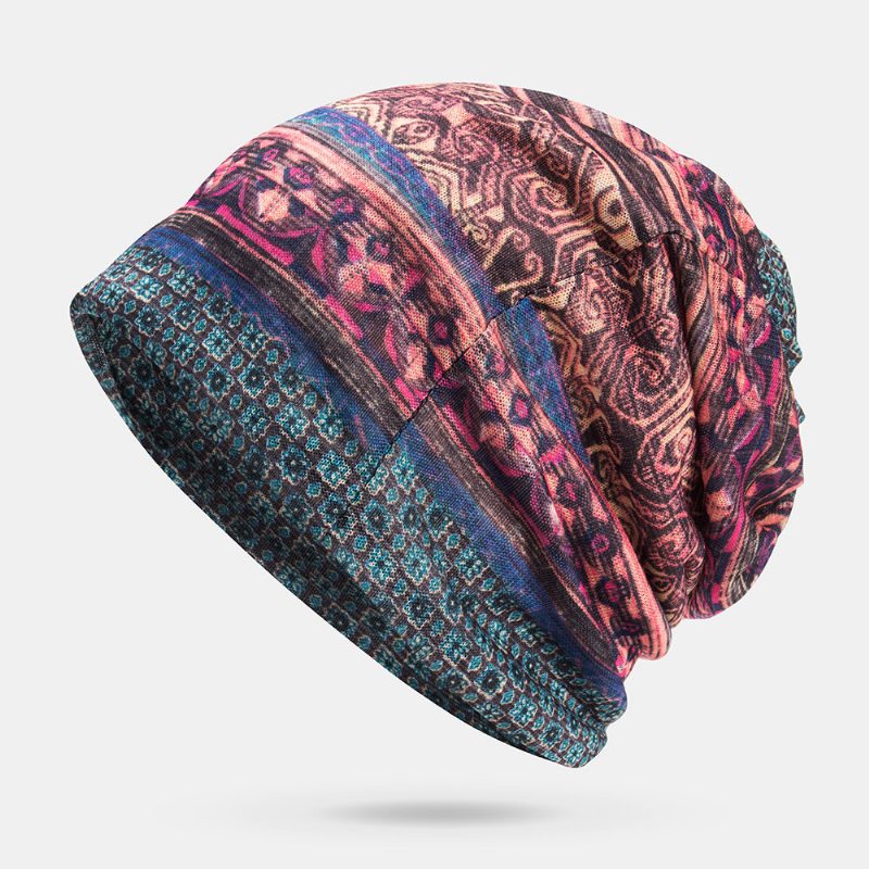 Priedušná Chemo Čiapka Print Confinement Cap Turban Outdoor Cap