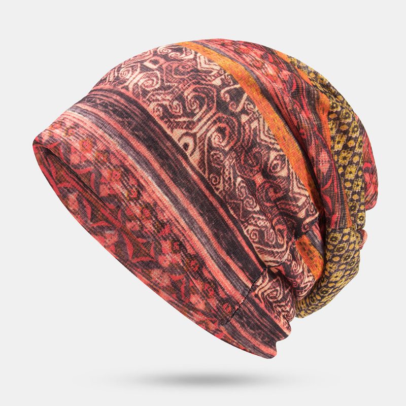 Priedušná Chemo Čiapka Print Confinement Cap Turban Outdoor Cap