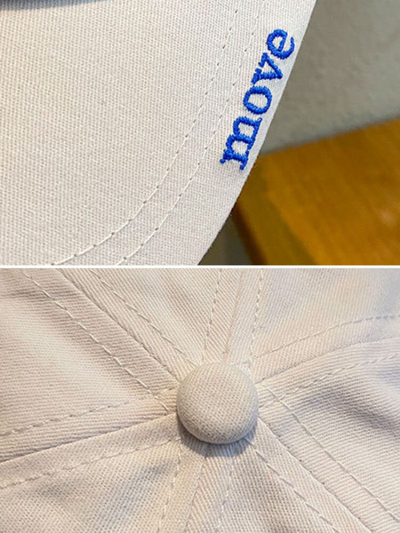 Unisex Bavlna Jednofarebná Vzor Písmena Výšivka Opaľovací Krém Módna Baseballová Čiapka