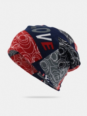 Unisex Letter Print Twist Hat Čiapka S Čiapkou