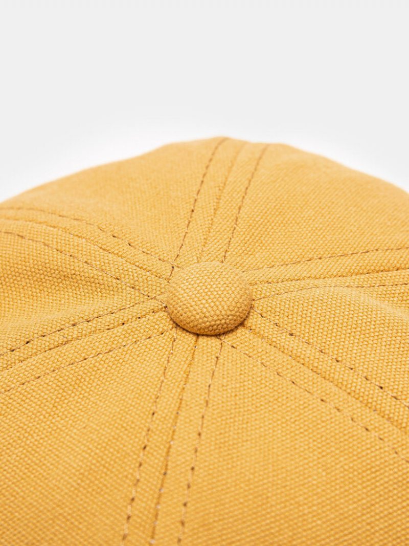 Unisex Polyester Bavlna Pevné Písmená Vzor Raw-edge Label All-match Beanie Landlord Cap Cap Skull Cap