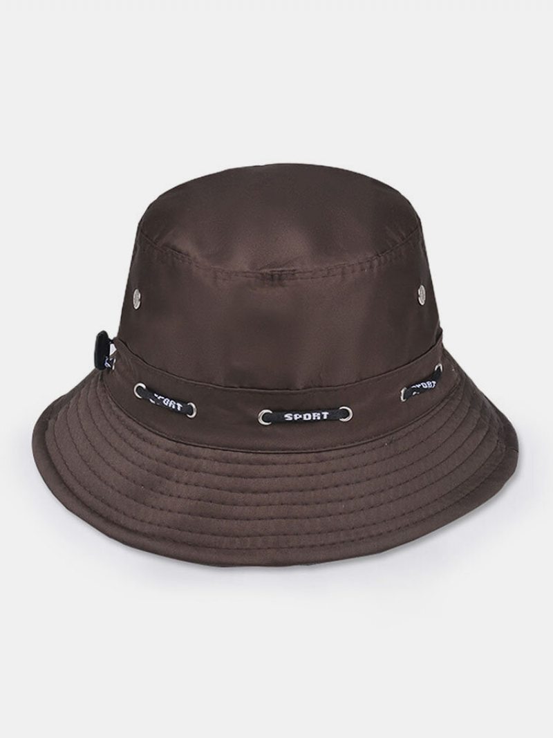 Unisex Polyester Jednofarebný Outdoor Ležérny Skladací Klobúk Shade Bucket Cestovný Proti Slnku