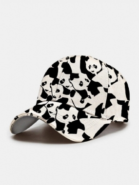 Zimné Olympijské Hry V Pekingu 2023 Unisex Polyester Bavlna S Prekrytím Kresleným Vzorom Panda Nastaviteľná Módna Šiltovka