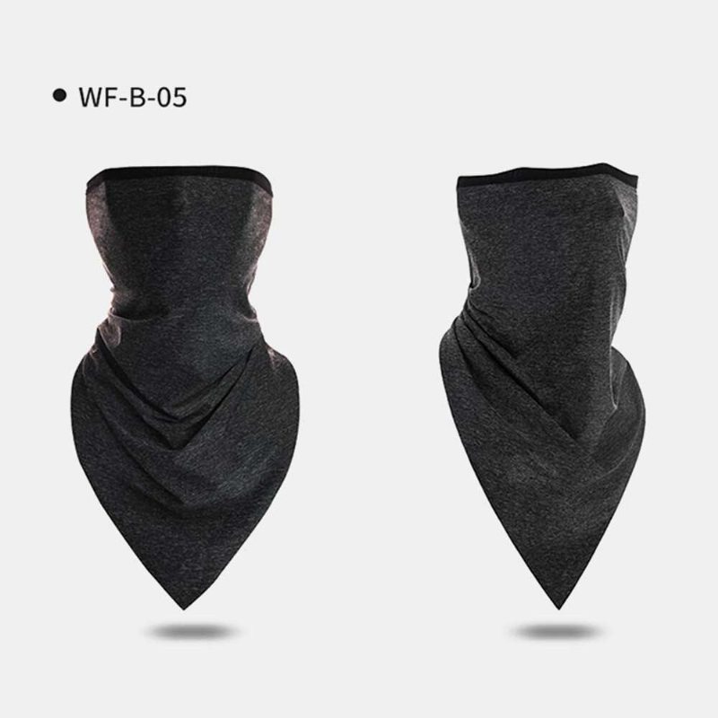 Ľadový Hodvábny Trojuholníkový Šál Summer Thin Turban Sunscreen Scarf Mask