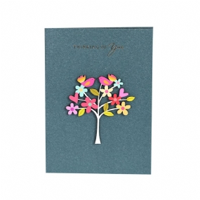 Elegantné Vintage Mini Pohľadnice S Dreveným Rezbárskym Náplasťovým Dekorom Milujúci Kvetinový Vzor Narodeninový Svadobný Večierok Skladací Odkaz