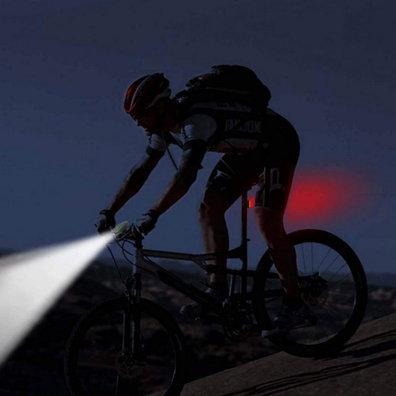 Nabíjateľný Reproduktor Trúbka Abs Usb Zvonenie Trojrýchlostné Svetlo Na Noc Vodotesný Spínač Prenosný Svetlomet Na Bicykel
