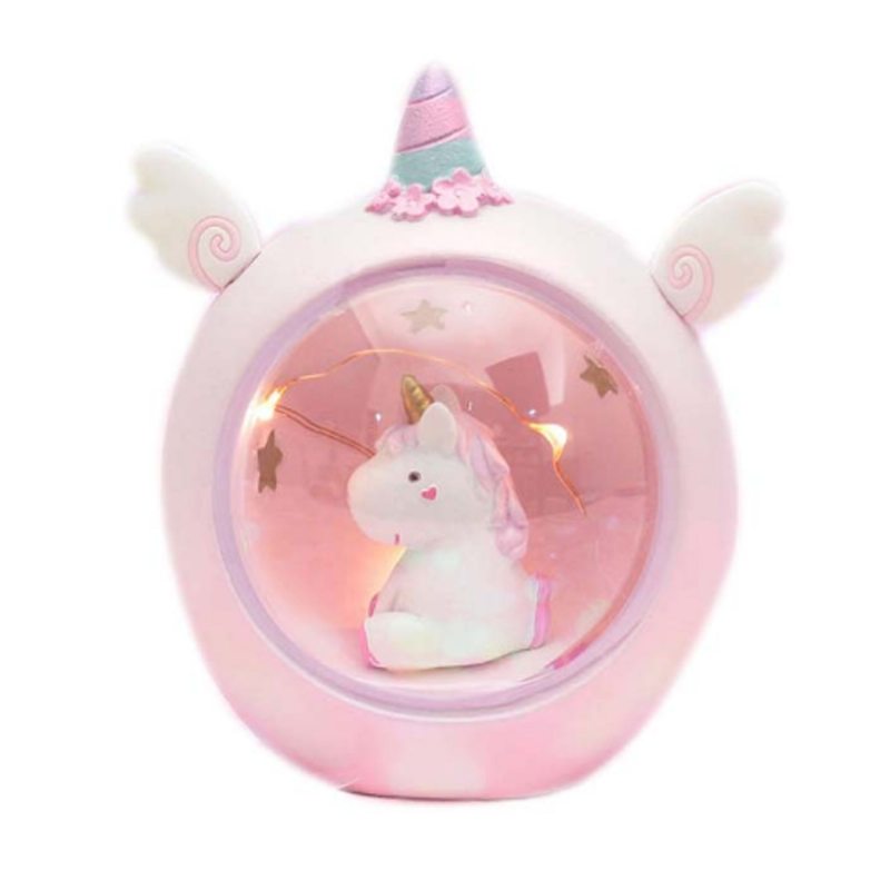 Fairy Unicorn Snow Globe Nočné Svetlo Pre Deti Dievčatá Vnučky Bábätká Darček K Narodeninám Pekná Kreatívna Led Jednorožec Krištáľová Guľová Lampa